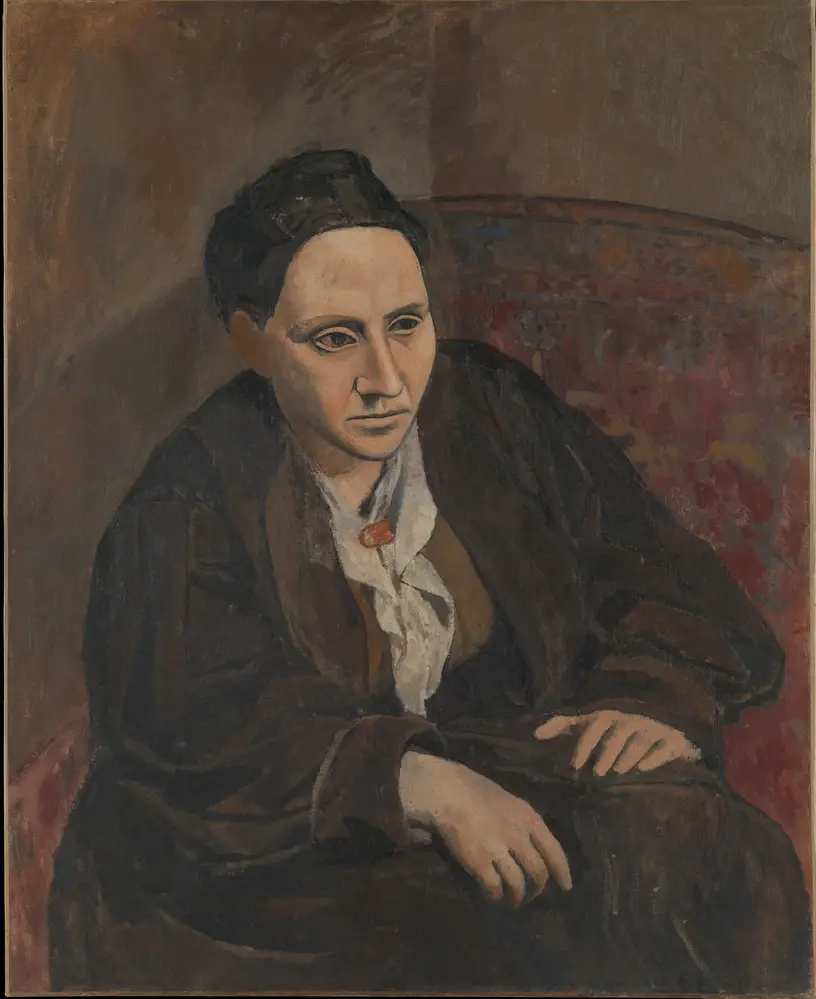 Portrait of Gertrude Stein in Detail Pablo Picasso
